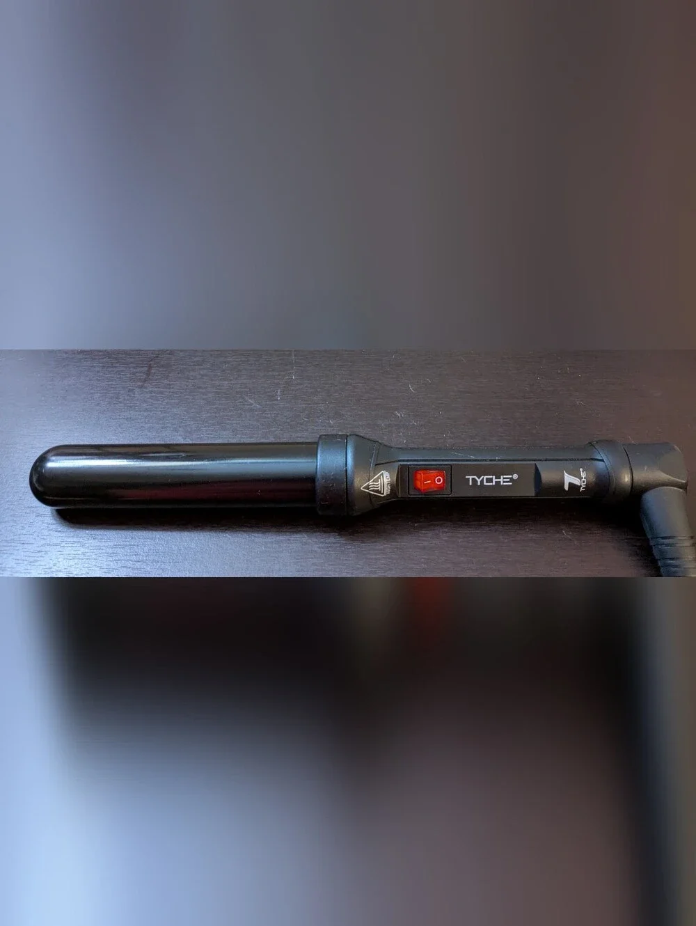Tyche Professional Curling Wand with Red Power Switch